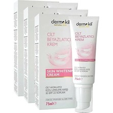 Nacario Dermokil Cilt Beyazlatıcı Krem, 75 ml x 3 Adet