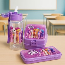 Nacario My Little Pony Lisanslı Okul Seti 500 ml Matara, Beslenme Kutusu, Kalem Kutusu