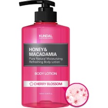 Nacario Nemlendirici ve Besleyici Vücut Losyonu Kundal Honey & Macadamia Pure Body Lotion (Cherry Blossom)