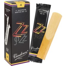Nacario Vandoren SR444 Zz Bariton Saksafon Kamışı (Güç 4) (5'li Paket)