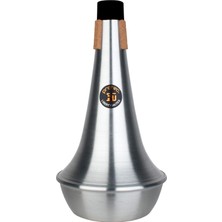 Nacario Pro Tec Protec Liberty Bass Trombone Aluminum Mute-Straight, Model ML108, Gümüş, Siyah, Kahverengi