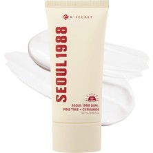 Nacario Seoul 1988 Sun: Pine Tree Ceramide, 50ML - Çam Ağacı Özü ve Seramid Içeren Güneş Kremi