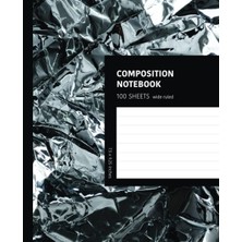 Nacario Independently Published Matchıng Composıtıon Notebook | Background Serıes [3]: 7.5 x 9.25" | 100 Sheets | Wıde Ruled | Match It Wıth Your Favorıte Style