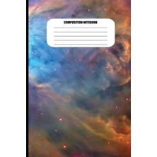 Nacario Composition Notebook: Brightly Colored Stars And Nebula (100 Pages, College Ruled)