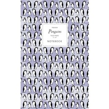 Nacario Penguins Notebook - Ruled Pages - 5x8 - Premium: (Violet Edition) Fun Notebook 96 Ruled/lined Pages (5x8 Inches / 12.7X20.3CM / Junior Legal Pad / Nearly A5)