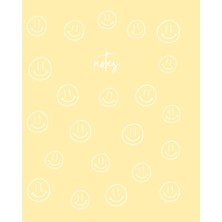 Nacario Independently Published Yellow Smıley Notebook | Cute, Fun, Trendy