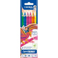 Nacario Lyra Super Ferby® - Neon, Askılı Paket 6'lı Kalem Seti