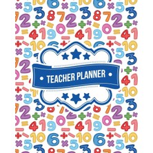 Nacario Teacher Planner: Math Number Pattern | + Bonus Student Information Log | Weekly Lesson Plans | Monthly Schedule Calendar