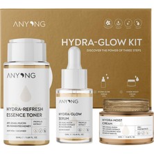 Nacario Anyong Salyangoz Özü Nemlendirici, Aydınlatıcı, Yatıştırıcı Cilt Bakım Kiti (Tonik, Serum, Krem) Niacinamide (50 ml + 12 ml + 20 Ml)