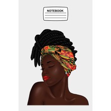 Nacario Notebook: Kente Rasta Woman, African Journal Notebook Blank Lined Ruled 6x9 120 Pages