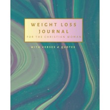 Nacario Weight Loss Journal For The Christian Woman: 40 Day Diet, Fitness Tracker With Bible Verses, Weight Loss Quotes, Purple, 7.5" x 9.25" Paperback, 176 Pages, Devotions, Gratitude Diary