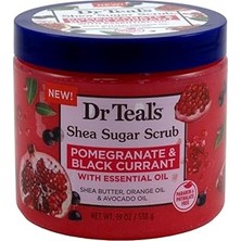 Nacario Dr.teals Pomegranate & Black Currant Shea Sugar Scrub Vücut Peelingi 538GR