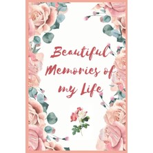 Nacario Beautiful Memories Of My Life: Peach Floral Elegant Daily Journal