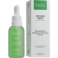 Nacario The Ceel Salisilik Asit Yüz Serumu 30 ml - Çay Ağacı ve Itır Içeren Gözenek Görünümü Dengeleyici ve Yağ Kontrolü Destekleyici Cilt Bakım Serumu, Daha Pürüzsüz ve Mat Görünüm
