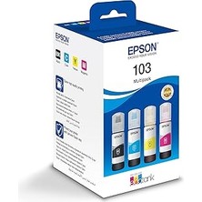 Nacario Epson 103 Ecotank 4 Renkli Çoklu Paket C13T00S64A