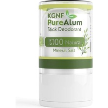 Nacario Kristal Deodorant Pure Alum - Doğal Mineral Tuz Ter Karşıtı Taş Deodorant (Büyük Boy) 120 G