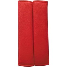 Nacario Araba Emniyet Kemeri Ped Kılıfı Kiti, 2'li Paket Yumuşak Araba Güvenlik Emniyet Kemeri Kayışı Omuz Pedi Yetişkinler ve Çocuklar Için (Kırmızı)