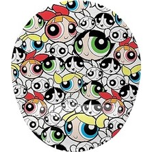 Nacario Powerpuff Desenli Bilek Destekli Mouse Pad