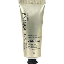 Nacario Bade Natural Vanilya Bitkisel El ve Vücut Kremi 75 ML %100 Doğal ve Vegan Cilt Bakımı
