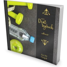 Nacario Gockler® Diät-Tagebuch: Das 90 Tage Abnehmtagebuch Zum Ausfüllen • Professionell Gestaltet, Softcover Mit Glänzendem Finish • Motiv „fitness“ • Ein Ernährungstagebuch Zum Abnehmen