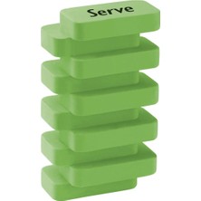 Nacario Serve Steps Silgi Pastel Elma Yeşili Tekli Pet