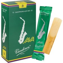Nacario Vandoren SR263 Alto Sax Java Reeds Strength 3; 10'lu Kutu