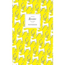 Nacario Reindeer Notebook - Ruled Pages - 5x8 - Premium: (Yellow Edition) Fun Notebook 96 Ruled/lined Pages (5x8 Inches / 12.7X20.3CM / Junior Legal Pad / Nearly A5)