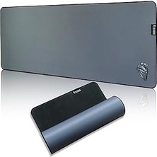 Nacario Throne Moon Gray 80X30CM Hybrid Yüzey - 4mm Kalınlık - Özel Yüzey Altı Dikiş - Kaydırmaz Zemin Xl Premium Mousepad
