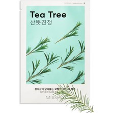 Nacario Mıssha Çay Ağacı Özlü Yağ Kontrolü Sağlayan Yaprak Maske (1AD) Airy Fit Sheet Mask Tea Tree