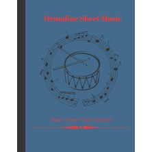 Nacario Drumline Blank Music Sheet Book