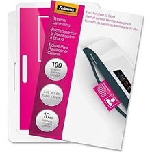 Nacario Fellowes Laminasyon Torbaları, Termal, Kimlik Etiketi Boyutu, 10 Mil, 100'LÜ Paket (52051)