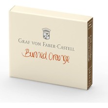 Nacario Graf Von Faber-Castell Dolma Kalem Kartuşu 6'lı Yanık Turuncu