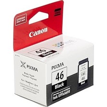 Nacario Canon Pg-46 Orijinal Siyah Mürekkep Kartuşu, 400 Sayfa Baskı (9059B001)