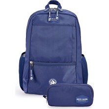 Nacario Pierre Cardin Unisex Okul Çanta Seti PCSET07PC100207-MAVI,MAVI Tek Ebat