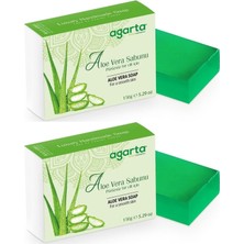 Nacario Agarta El Yapımı Doğal Sabun 150 gr Aloe Vera, 2'li Set