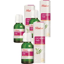 Nacario Balen 3 Kutu Çay Ağacı Yağı Doğal Bitkisel Uçucu Yağ 20 ml Saç ve Cilt Bakım Yağı