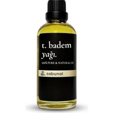 Nacario Tatlı Badem Yağı 100 ml - Cilt ve Saç Uyumlu Nemlendirici Yağ