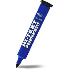 Nacario Hi-Text Markör Yuvarlak Uçlu Mavi 830PB