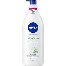 Nacario Nıvea Vücut Losyonu Aloe Vera 400 Ml, Normal ve Kuru Ciltler Için,72 Saat Nemlendirici,hyaluron,aloe Vera,yenileyici Bakım