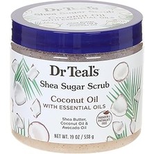 Nacario Dr.teal's Shea Sugar Scrub Coconut Oil Vücut Şeker Peeling 538GR