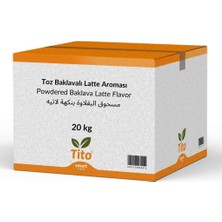 Nacario Tito Toz Baklavalı Latte Aroması 20 kg