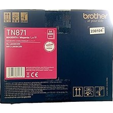Nacario Brother TN-871 Standart Verimli Toner Kartuşu - Macenta Renk - ~ 6500 Sayfa Verim
