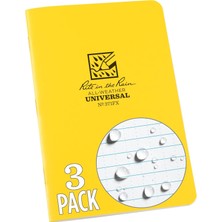 Nacario Rite In The Rain Staple Bound Mini Waterproof Notizblock (3 Stück)