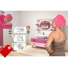 Nacario Saç Havlusu 3'lü Set (Wellsoft)