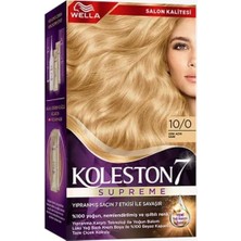 Nacario Koleston Kit 10-0 Çok Açık Sarı Saç Boyası