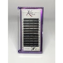 Nacario Y , Otomatik Demet Oluşturan 3 Boyutlu 0.07 mm C Kıvrım Mix Boy Kirpik