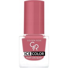 Nacario Golden Rose Ice Color Nail Lacquer No: 121 - Parlak Bitişli Mini Oje 6 ml