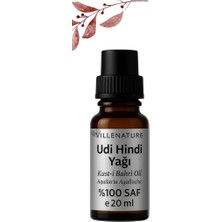 Nacario Udi Hindi Yağı, Cilt ve Saç Bakım Yağı, Kust-I Bahri Oil, Aquilaria Agallocha ve Zeytinyağı Içerikli, Nemlendirici ve Besleyici, 20 ml