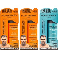 Nacario Fontenay Saç Şekillendirici Pudra Toz Wax Mat Effect ve Ultra Strong X2 20GR 3'lü Wax Set