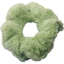 Nacario Yeşil Peluş Lastik Toka Yeşil Tek Ebat
